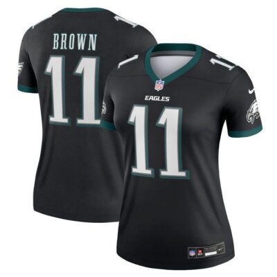 A.J. Brown Philadelphia Eagles Women Legend Jersey - Black