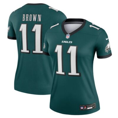 A.J. Brown Philadelphia Eagles Women Legend Jersey - Midnight Green