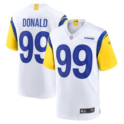 Aaron Donald Los Angeles Rams Alternate Player Game Jersey - White