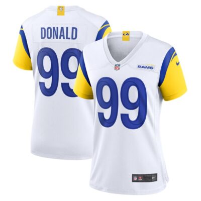 Aaron Donald Los Angeles Rams Women Player Jersey - White