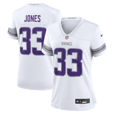 Aaron Jones Minnesota Vikings Women Alternate Game Player Jersey - White