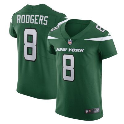 Aaron Rodgers New York Jets Alternate Vapor F.U.S.E. Elite Jersey - Gotham Green