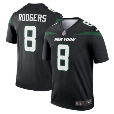 Aaron Rodgers New York Jets Men's Alternate Legend Player Jersey - Stealth Black