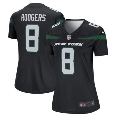 Aaron Rodgers New York Jets Women Alternate Legend Player Jersey - Stealth Black