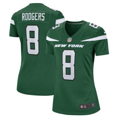 Aaron Rodgers New York Jets Women Player Jersey - Green