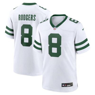 Aaron Rodgers New York Jets Youth Game Jersey - Legacy White