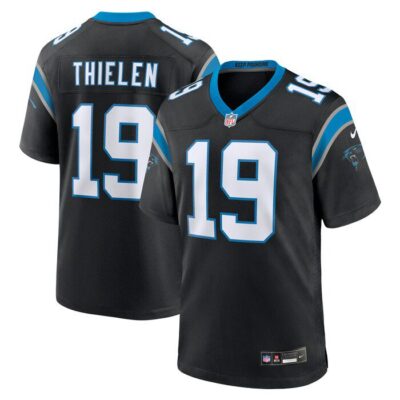 Adam Thielen Carolina Panthers Team Game Jersey - Black