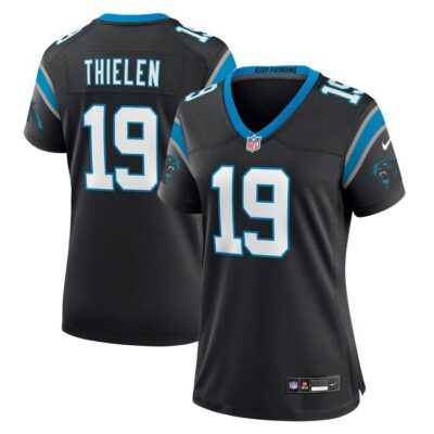 Adam Thielen Carolina Panthers Women Team Game Jersey - Black