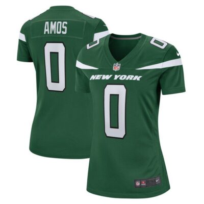 Adrian Amos New York Jets Women Game Jersey - Gotham Green