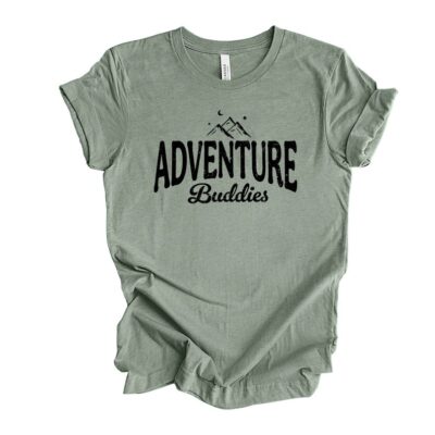 Adventure Tee Adventure Buddies Friends Trip Hiking Adventure Friends Unisex Cotton T-Shirt