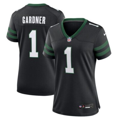 Ahmad Sauce Gardner New York Jets Women Alternate Game Jersey - Legacy Black