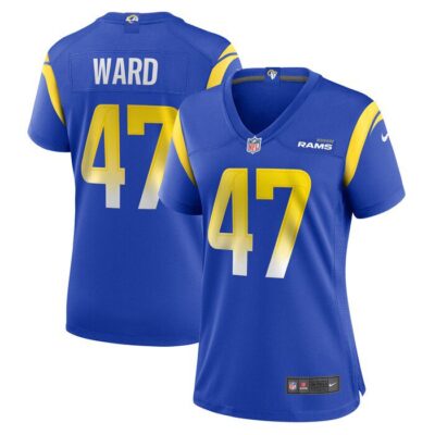 Alex Ward Los Angeles Rams Women Home Game Jersey - Royal