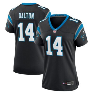 Andy Dalton Carolina Panthers Women Team Game Jersey - Black