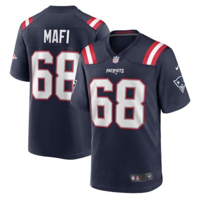 Atonio Mafi New England Patriots Team Game Jersey - Navy