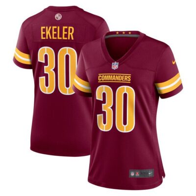 Austin Ekeler Washington Commanders Women Game Player Jersey - Burgundy