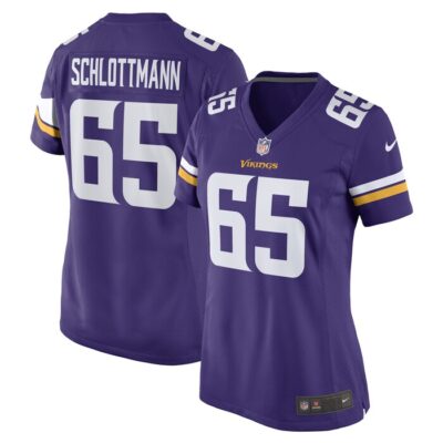 Austin Schlottmann Minnesota Vikings Women Game Player Jersey - Purple