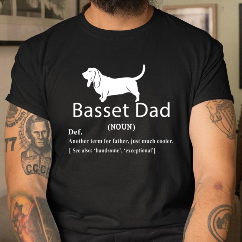 Basset Hound Dad Definition Funny Unisex T-Shirt Gift For Father Or