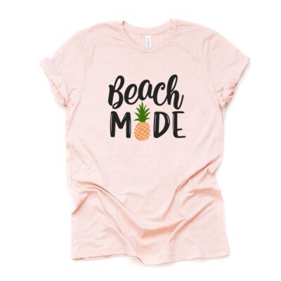 Beach Life Fun Beach Mode With Pineapple Unisex Cotton T-Shirt