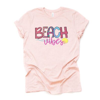 Beach Life Fun Beach Vibes With Patterns Unisex Cotton T-Shirt