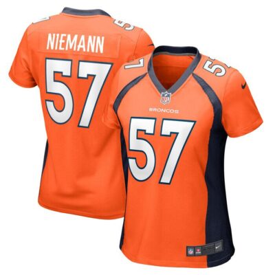 Ben Niemann Denver Broncos Women Team Game Jersey - Orange