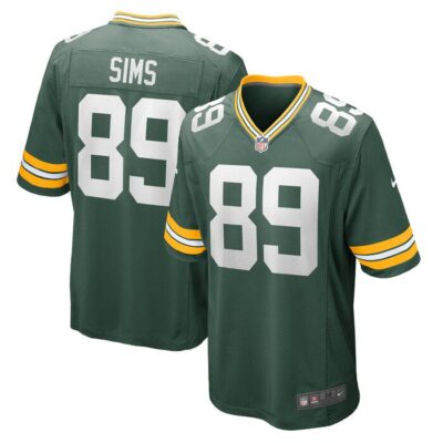 Ben Sims Green Bay Packers Team Game Jersey - Green