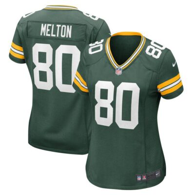 Bo Melton Green Bay Packers Women Home Game Player Jersey - Green