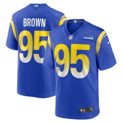 Bobby Brown III Los Angeles Rams Team Game Jersey - Royal