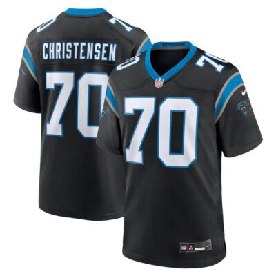 Brady Christensen Carolina Panthers Team Game Jersey - Black