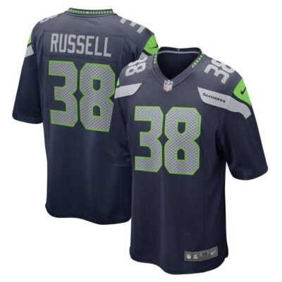 Brady Russell Seattle Seahawks Game Jersey - College Navy