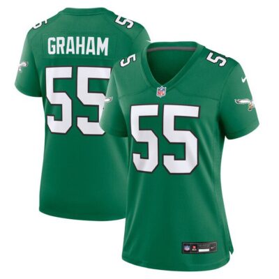 Brandon Graham Philadelphia Eagles Women Alternate Game Jersey - Kelly Green