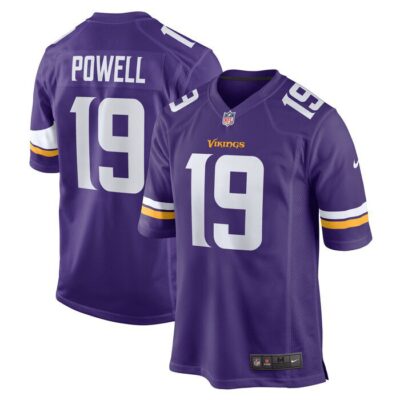 Brandon Powell Minnesota Vikings Game Jersey - Purple