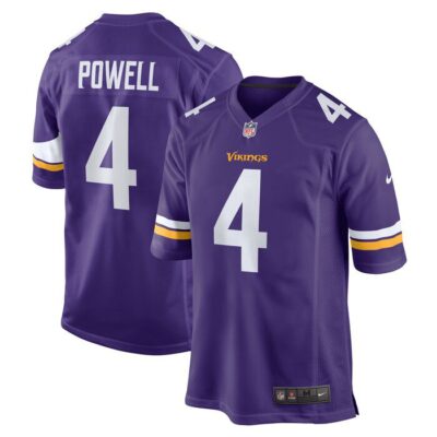 Brandon Powell Minnesota Vikings Game Jersey - Purple