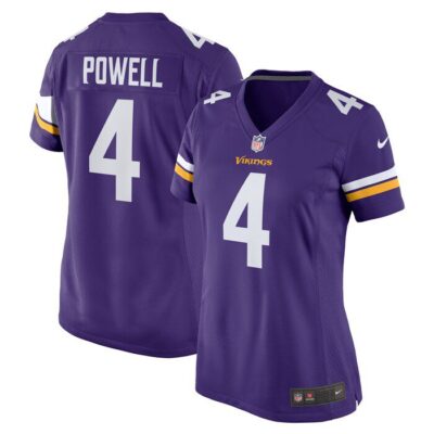 Brandon Powell Minnesota Vikings Women Game Jersey - Purple