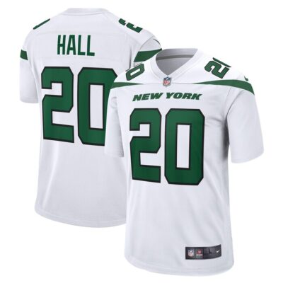 Breece Hall New York Jets Away Game Player Jersey - White