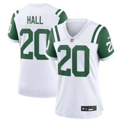 Breece Hall New York Jets Women Classic Alternate Game Jersey - White