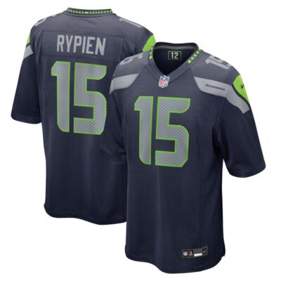 Brett Rypien Seattle Seahawks Team Game Jersey - College Navy