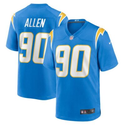 Brevin Allen Los Angeles Chargers Team Game Jersey - Powder Blue