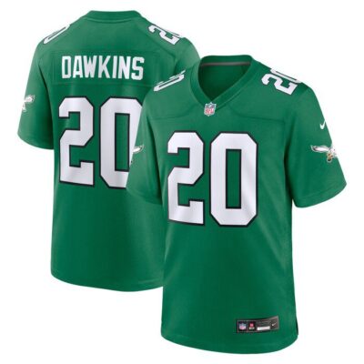 Brian Dawkins Philadelphia Eagles Alternate Retired Player Game Jersey - Kelly Green