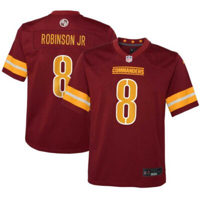 Brian Robinson Jr. Washington Commanders Youth Game Jersey - Burgundy