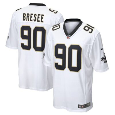 Bryan Bresee New Orleans Saints Game Jersey - White