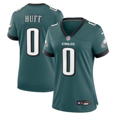 Bryce Huff Philadelphia Eagles Women Game Player Jersey - Midnight Green