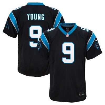 Bryce Young Carolina Panthers Youth Game Jersey - Black