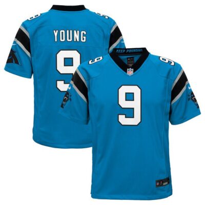 Bryce Young Carolina Panthers Youth Game Jersey - Blue