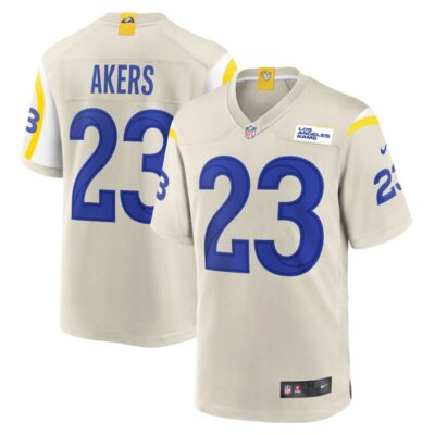 Cam Akers Los Angeles Rams Game Jersey - Bone