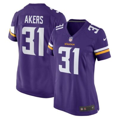 Cam Akers Minnesota Vikings Women Game Jersey - Purple