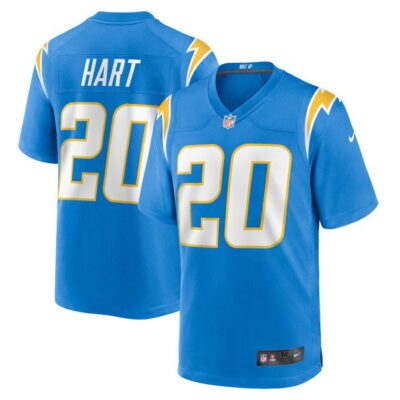 Cam Hart Los Angeles Chargers Team Game Jersey - Powder Blue