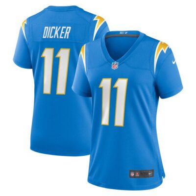 Cameron Dicker Los Angeles Chargers Women Game Jersey - Powder Blue