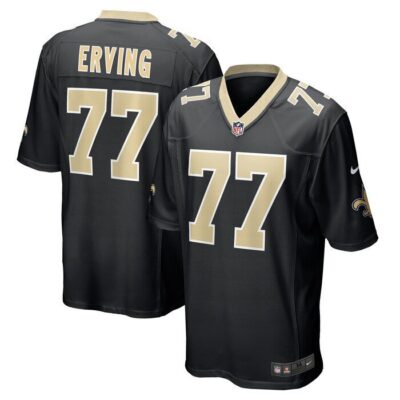 Cameron Erving New Orleans Saints Game Jersey - Black