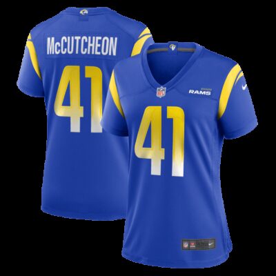 Cameron McCutcheon Los Angeles Rams Women Game Jersey - Royal