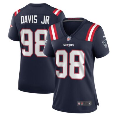 Carl Davis Jr. New England Patriots Women Game Player Jersey - Navy